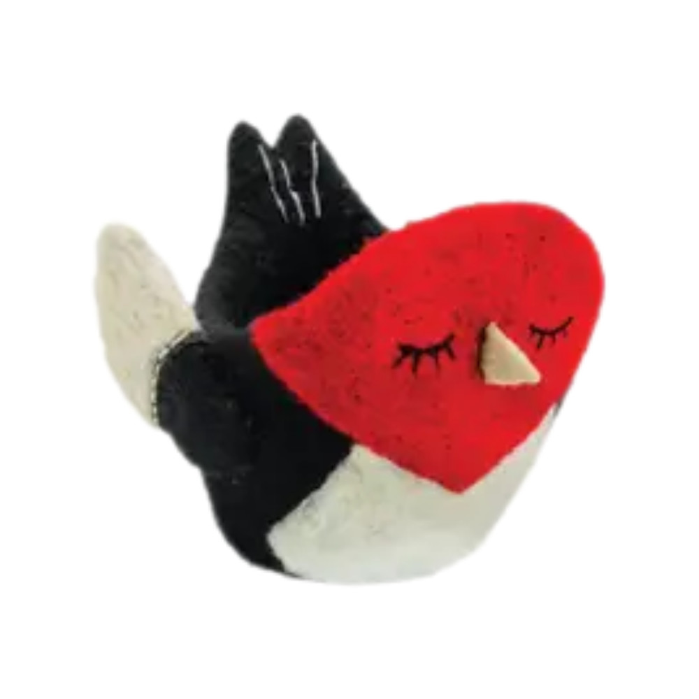 dzi handmade Woodpecker Felt Planter