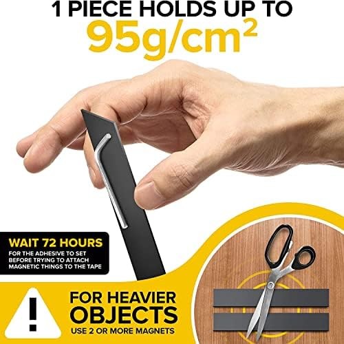 Magnetic Strips with Adhesive Backing