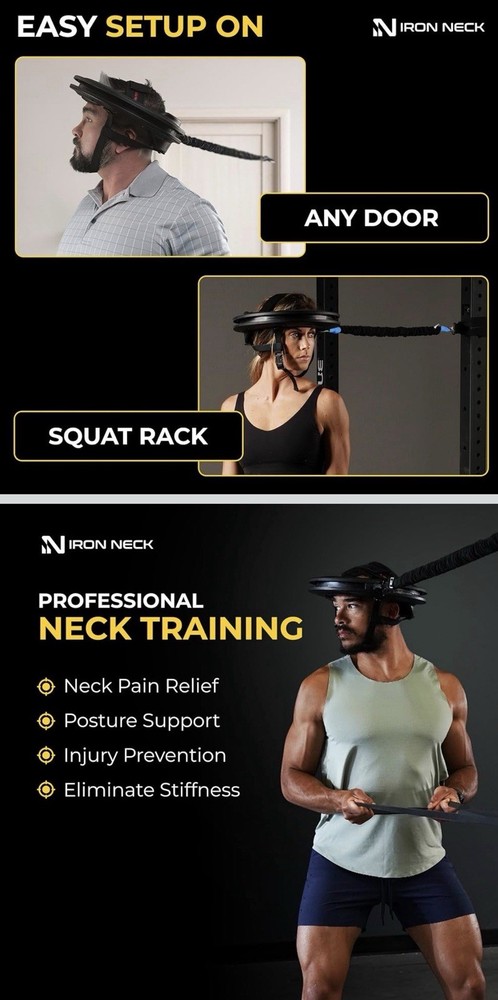 Iron Neck 3.0 – Advanced Neck Strength & Rehabilitation Training Device