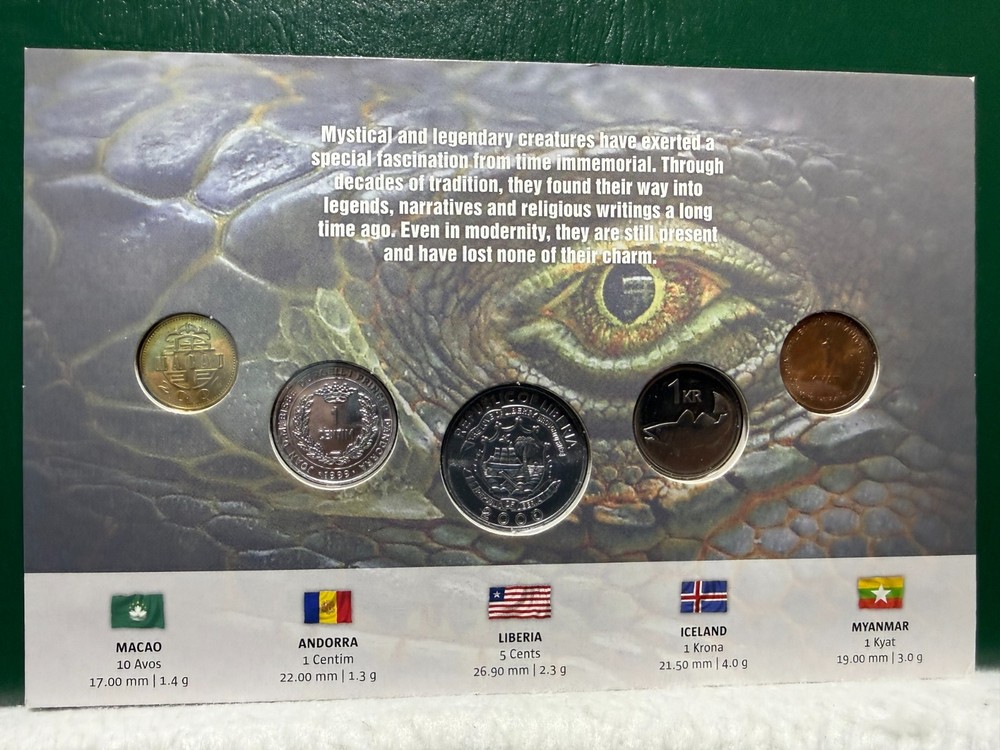The five - five coins, one topic - Legendary Creatures