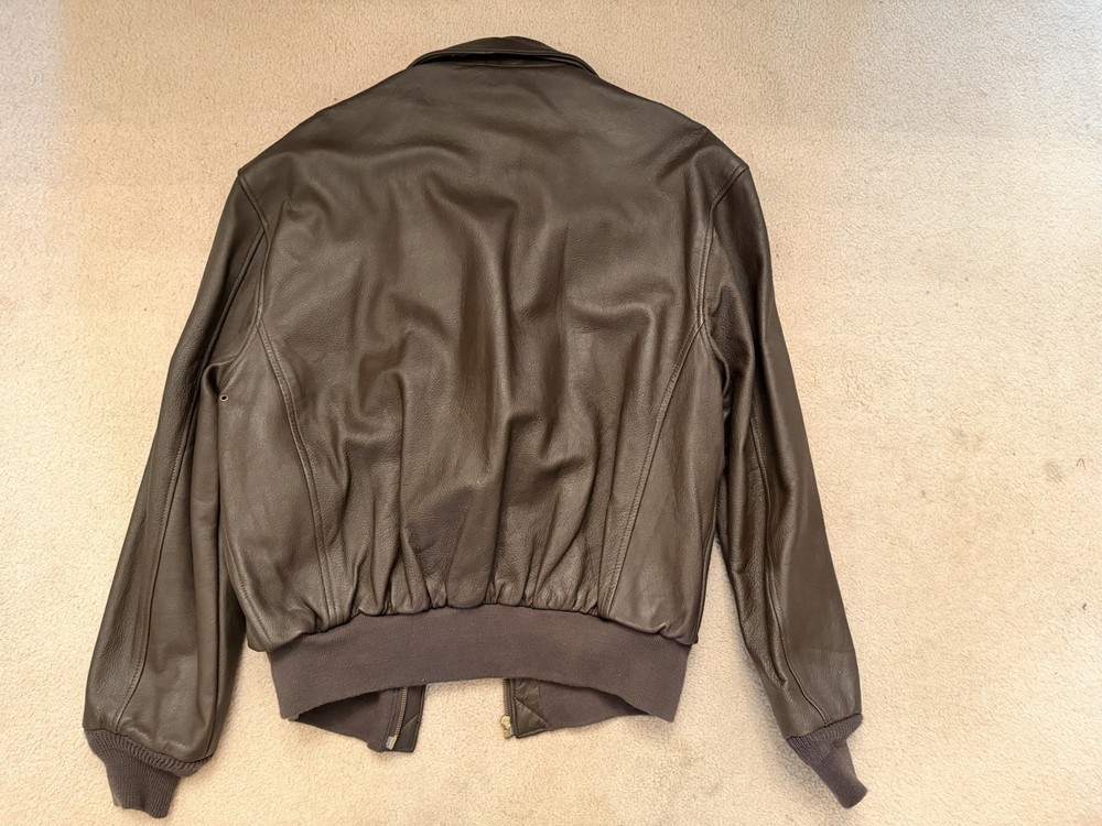 Flight Jacket USAF 1982 perfect, goatskin