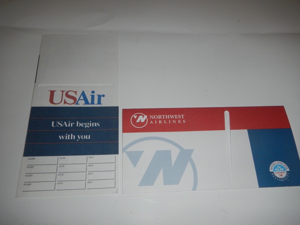Nothwest and USAir Airline ticket holders