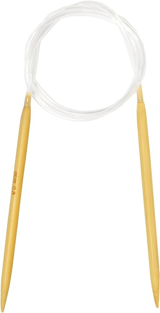 Versatile Bamboo Circular Knitting Needles 6.0mm - Complete Accessory Kit