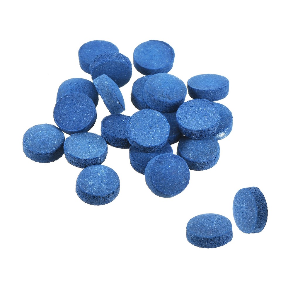 10mm Billiard Slide Stick Tips, 20pcs Replacement Tips, Blue