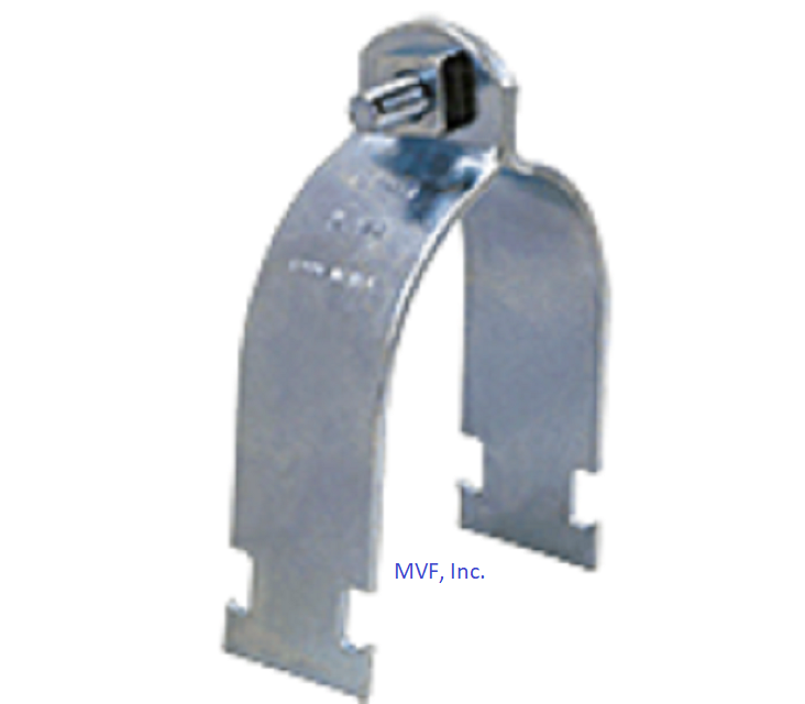 3/4" Rigid Strut Clamp Galvanized Rigid Conduit & ANSI Pipe