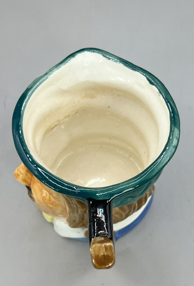 Ceramic Robinhood Creamer Hand Painted