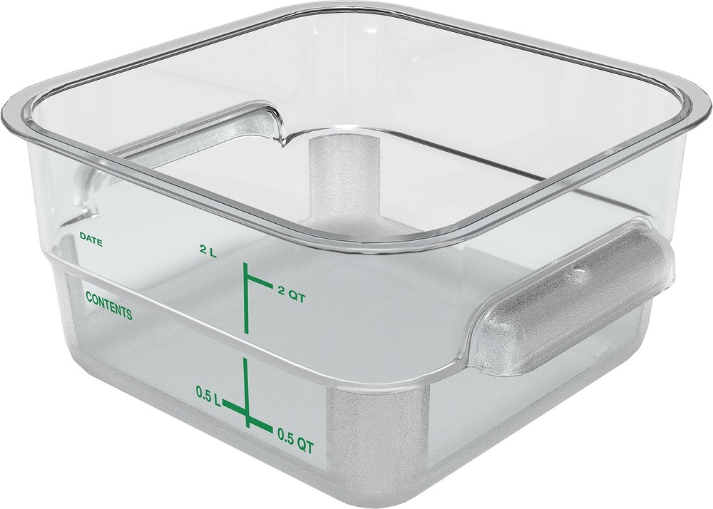 Squares Square Food Storage Container with Stackable Design for Catering, Buf...