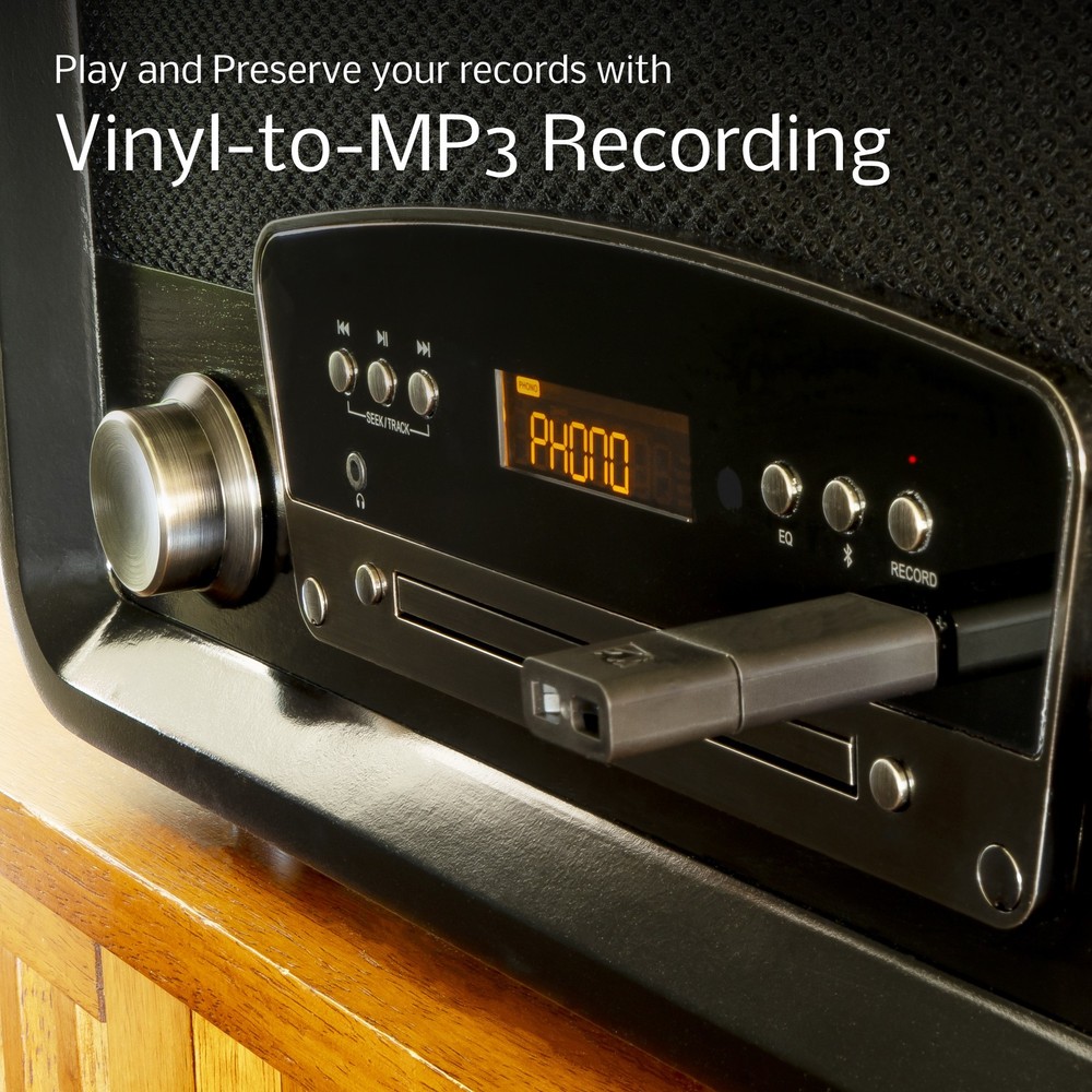 Electrohome Vinyl Record Player with 2 Bonus Replacement Needles