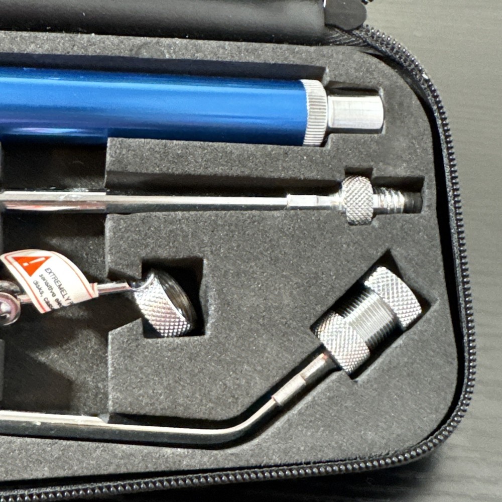 Crewline 8 Piece Tool Flashlight Inspection Kit With Black Case