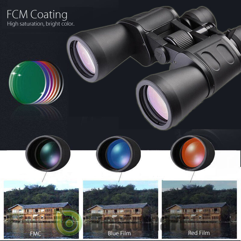 100x180 Autofocus Binoculars Powerful Long Range Fixed Focus Telescope Goggles