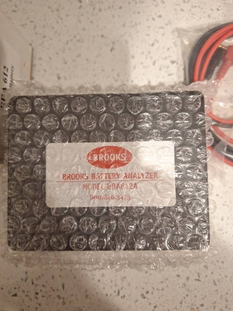 Brooks BBA 612A Battery Analyzer Exit Sign/Emergency