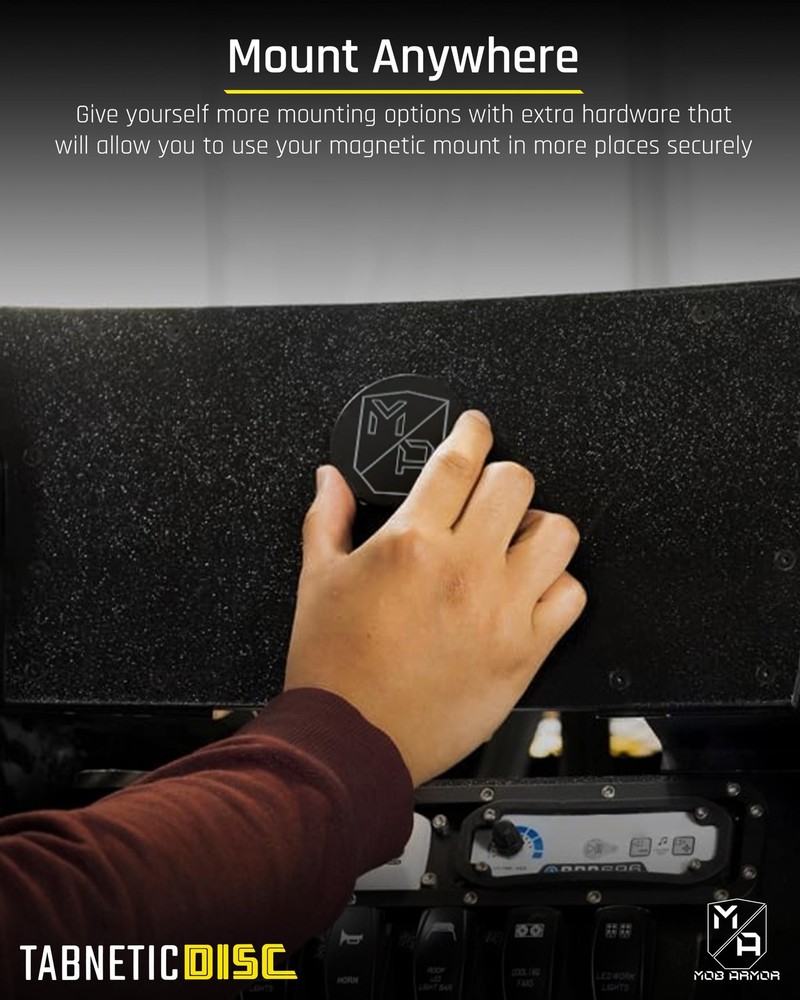 Mob Armor TabNetic Accessory Surface mounting disc, Compatible with alll Mob