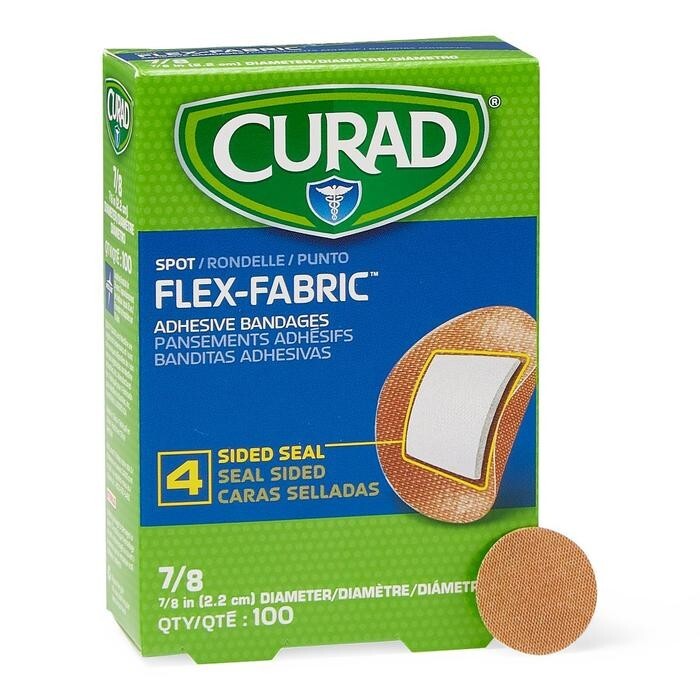 CURAD Flex Fabric Circular Bandage 7/8IN 100CT