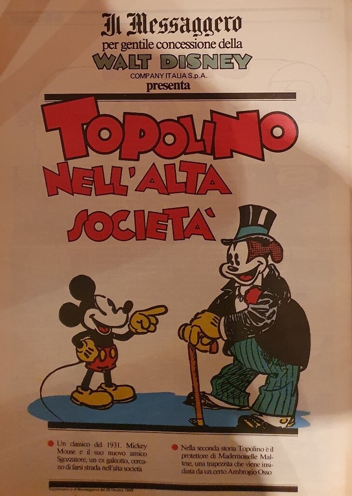 MESSENGER MOUSE IN HIGH SOCIETY