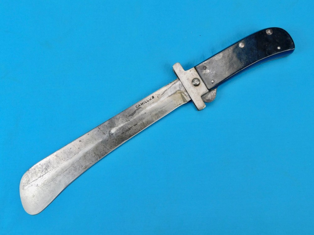 US WW2 Camillus Large Folding Machete Fighting Knife