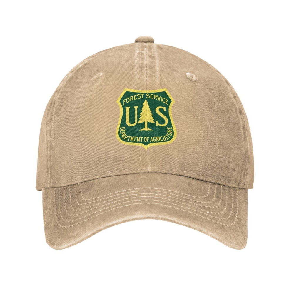 Men Women Adjustable Cap U.S.Forest Service printed pattern Baseball Cap