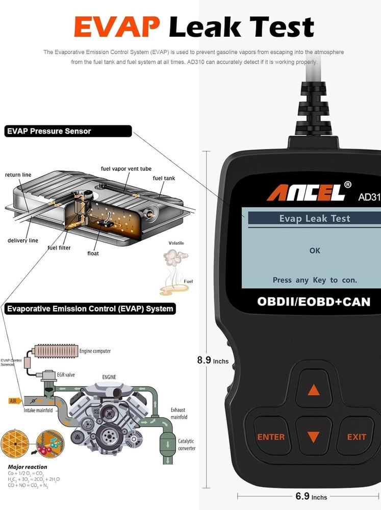 ANCEL AD310 OBD2 Car Fault Code Scanner