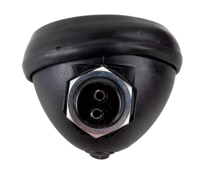 Halogen work light ø 118 mm adjustable with switch, ABS and glass, cable