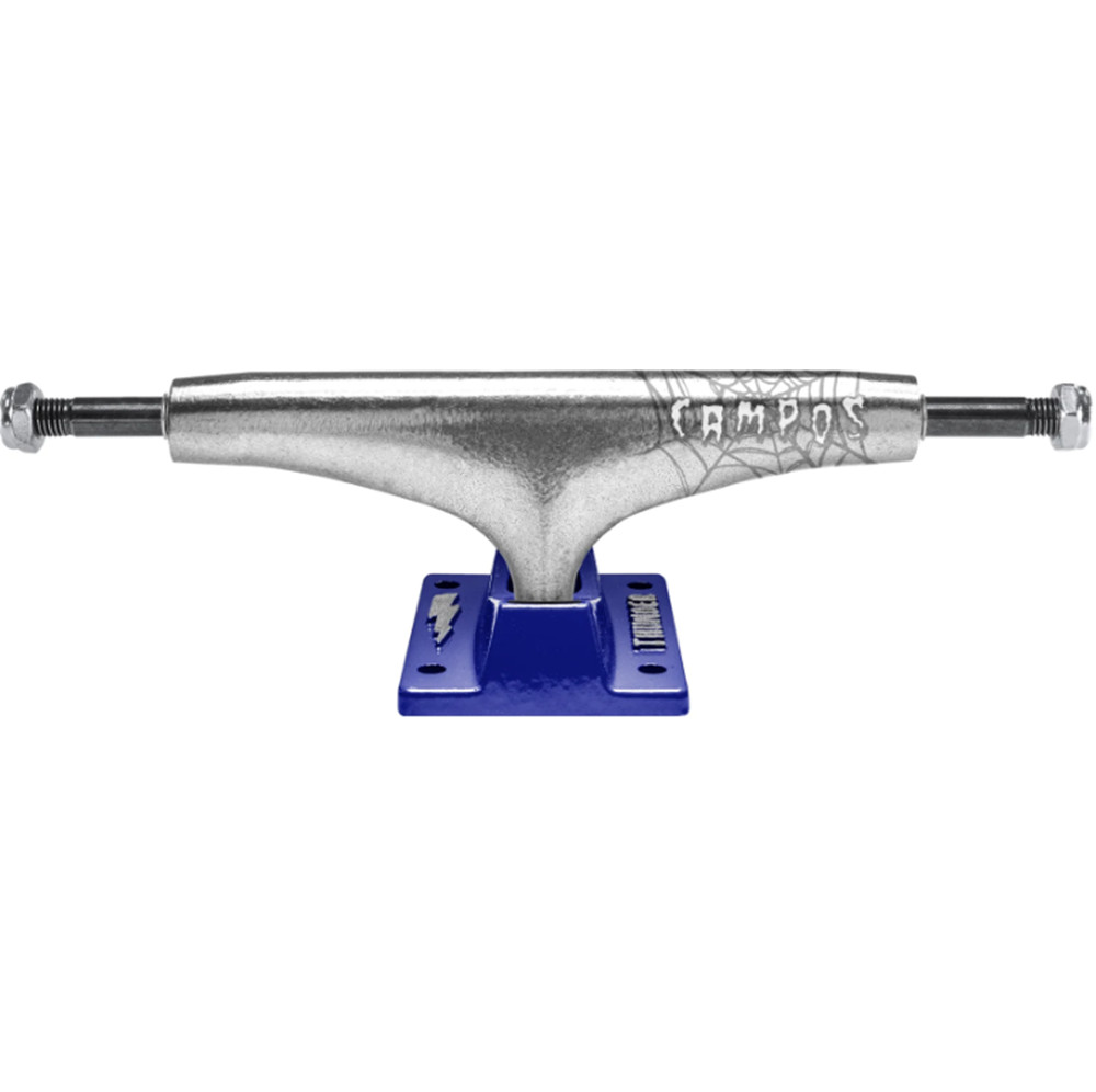 Thunder Campos Menace Inverted Trucks Silver Blue 149