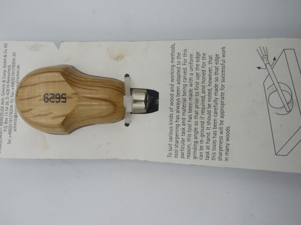 Kirschen Germany Two Cherries 4 mm Wood Carving Tool PALM gouges chisel