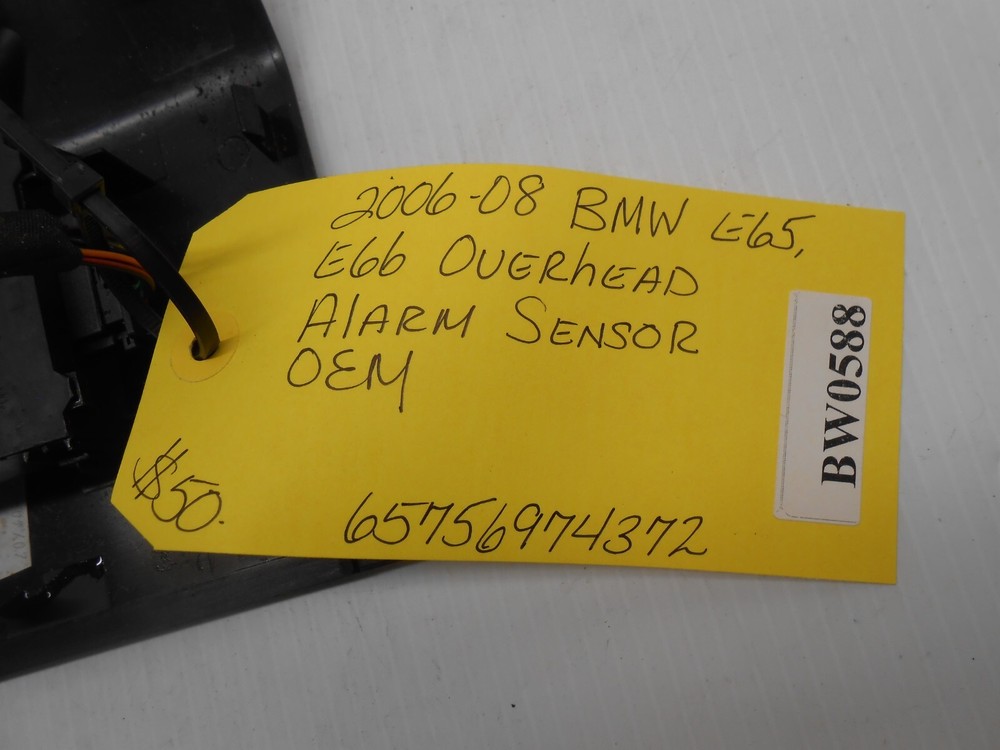 2006-08 BMW E65, E66 Overhead Alarm Sensor OEM 65756974372 BW0588
