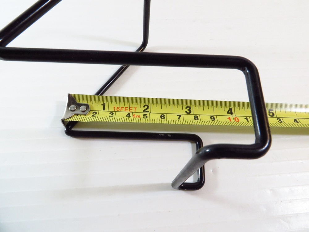 (5 Pack) SMALL 3"x3" Plate Stand Black Square Wire Display