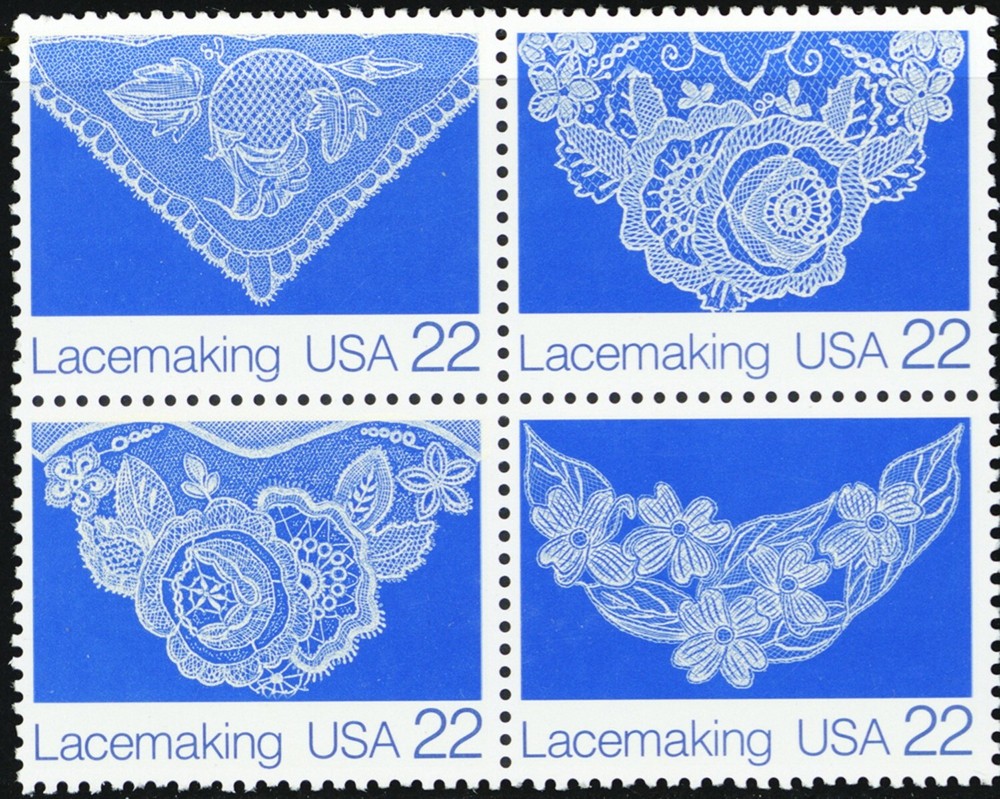 2354b, Mint NH 22¢ - White Color Omitted Error Block - Stuart Katz