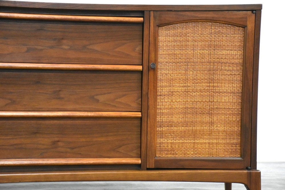 Refinished Walnut Credenza by Lane Rhythm