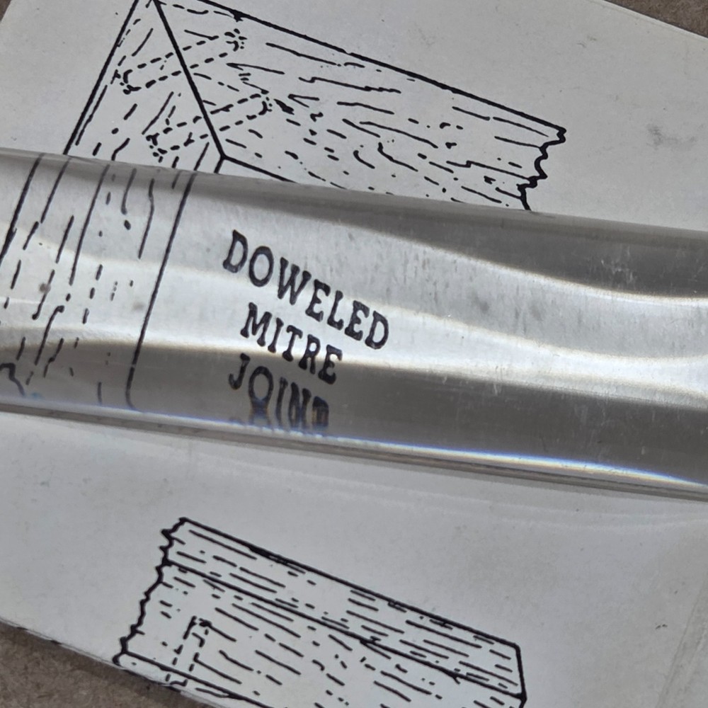 Vintage Bar Magnifier Engineering Drafting Tool