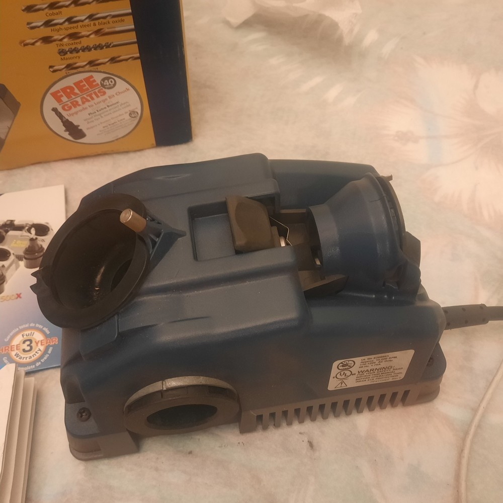 Drill Doctor XP2 Electric Drill Bit Sharpener Sharpens 3/32"-1/2" Bits. Tested!