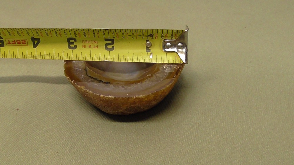 Large Banded Agate Crystal Stone Brazil