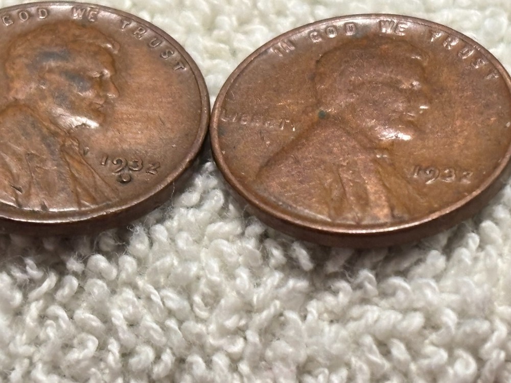 1932p& d lincoln cent free shipping