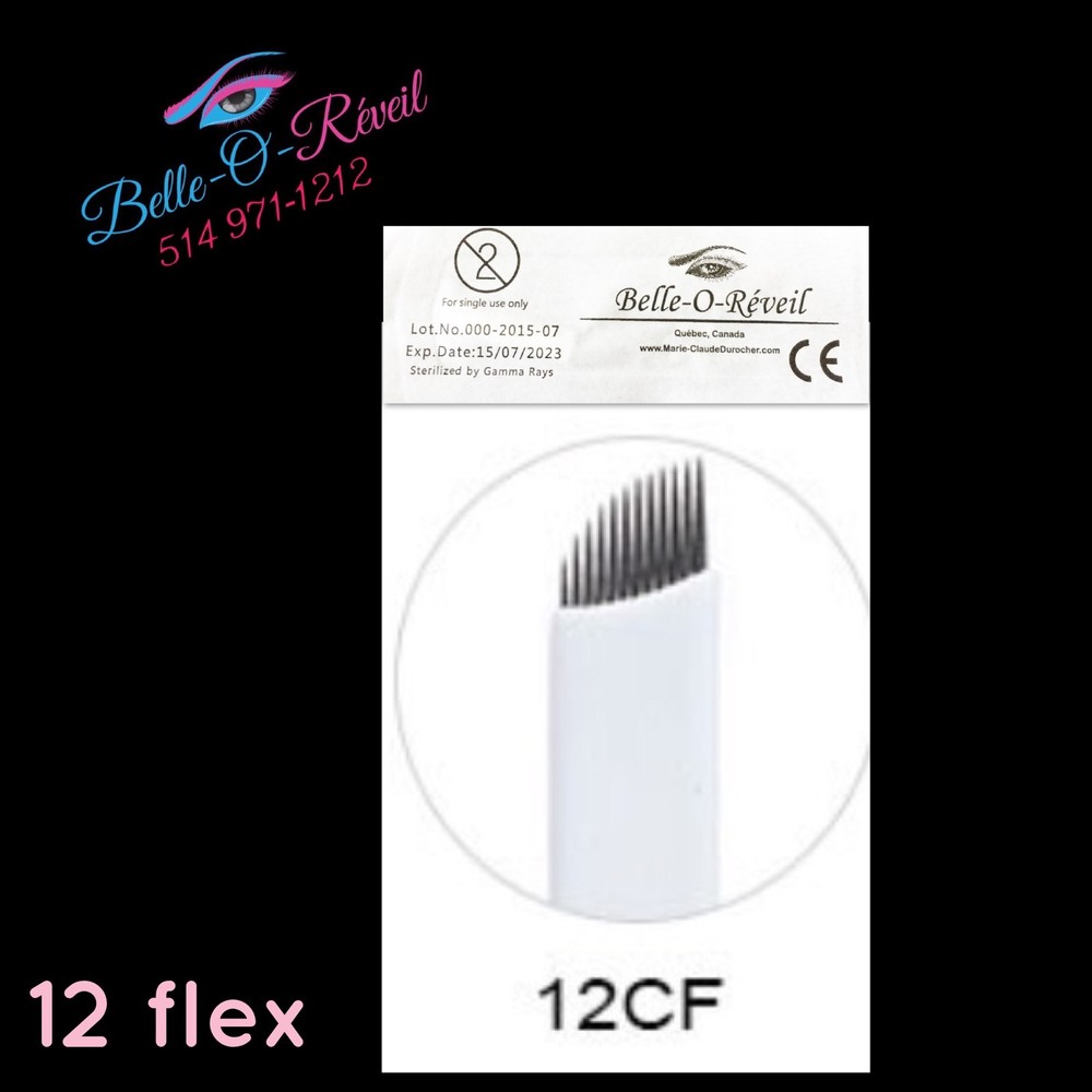 50 Aiguilles Microbalding needles 12F
