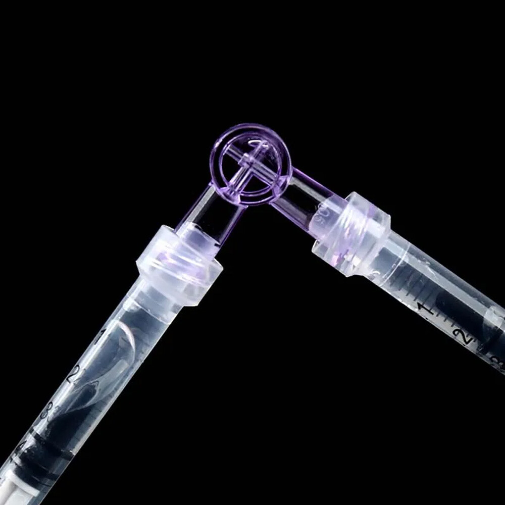 10 PCS 2-Way Stopcock Luer Lock Connection Adapter