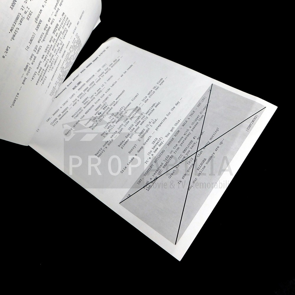 THE FLASH Call Sheet and Script Sides S09E01 Original Prop (11501-8148)