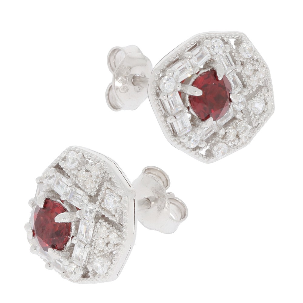 Sterling Silver Semi Mount Earrings Setting Round RD 5X5mm