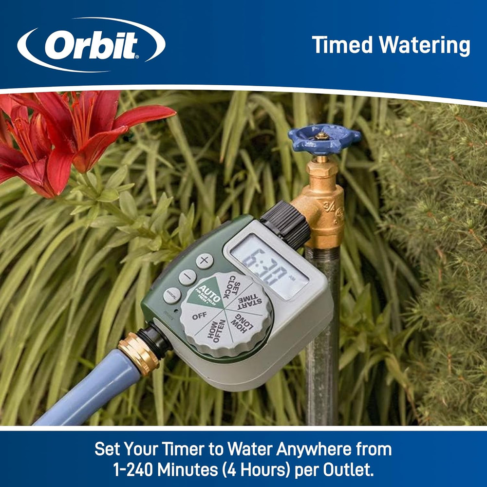 62061Z 1-Outlet Programmable Digital Hose Watering Timer