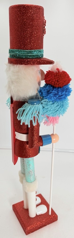 Allen & Roth 24” Nutcracker Pom Poms And Glitter