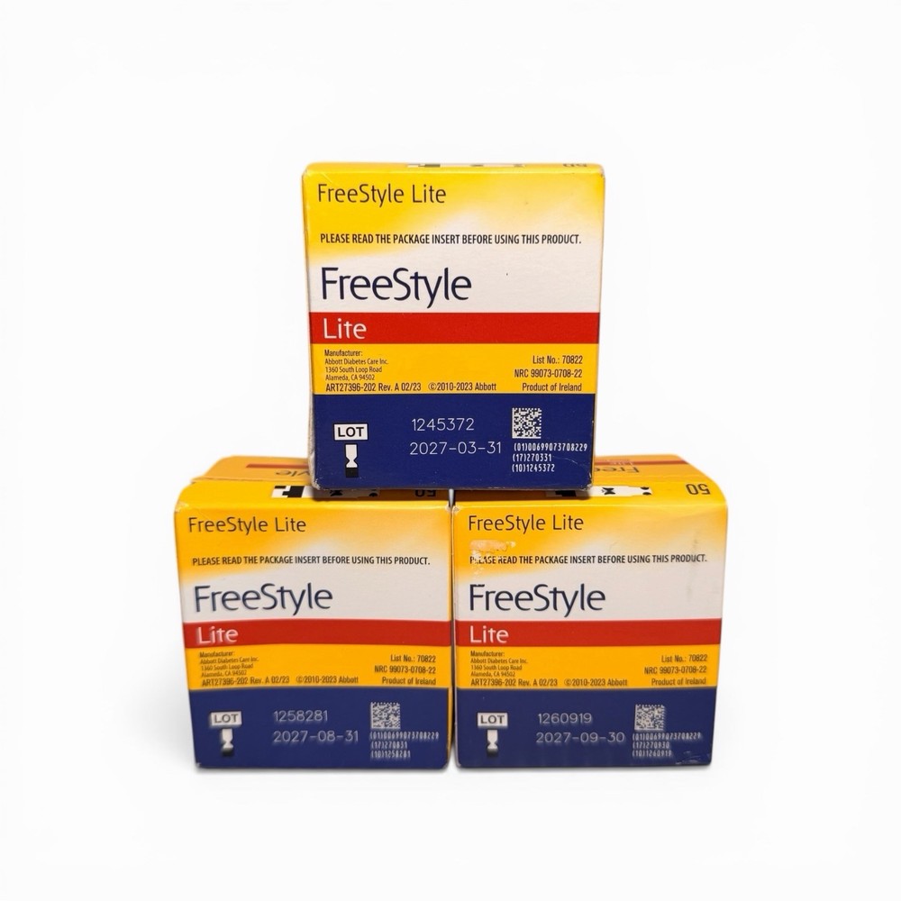 150ct- Freestyle Lite Test Strips- Exp 03/27-09/27