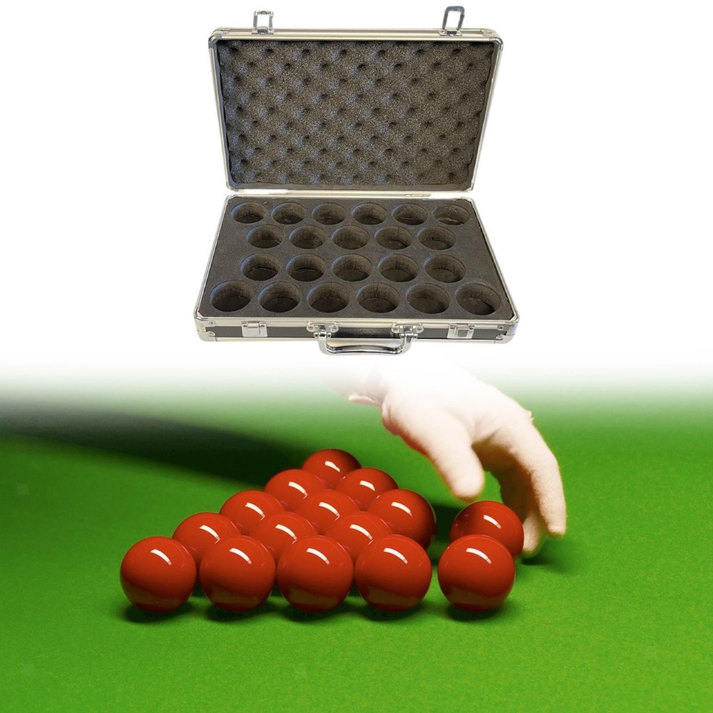 Billiard Balls Storage Box with Interior Padded Container Practical Accessory