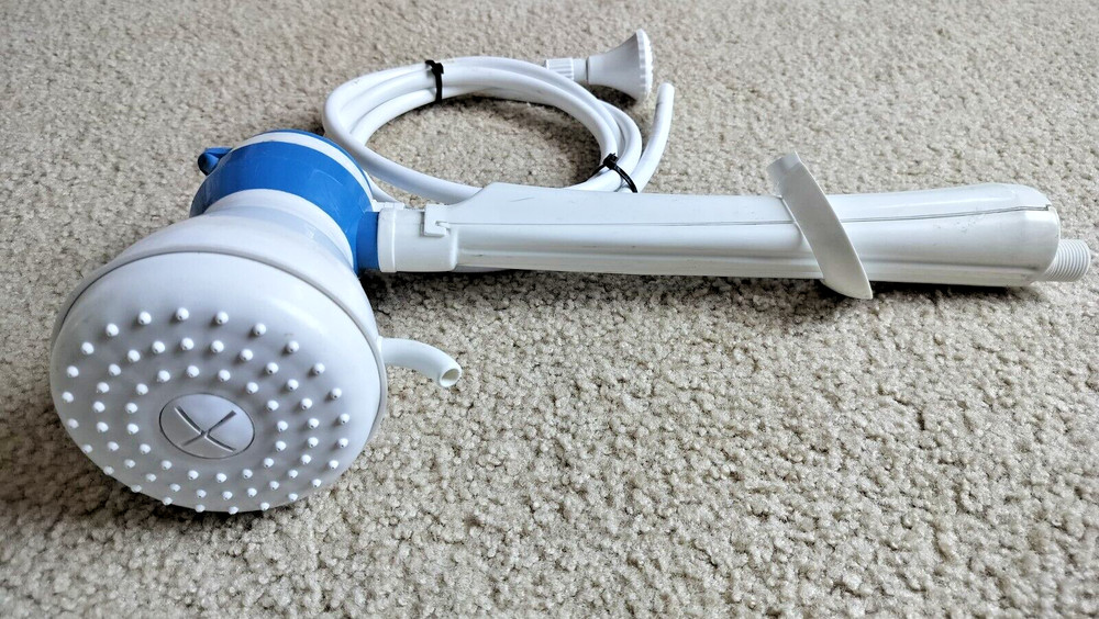 Electric Shower Head Tankless Instant Hot Water Heater 3 Temperature Adjustable