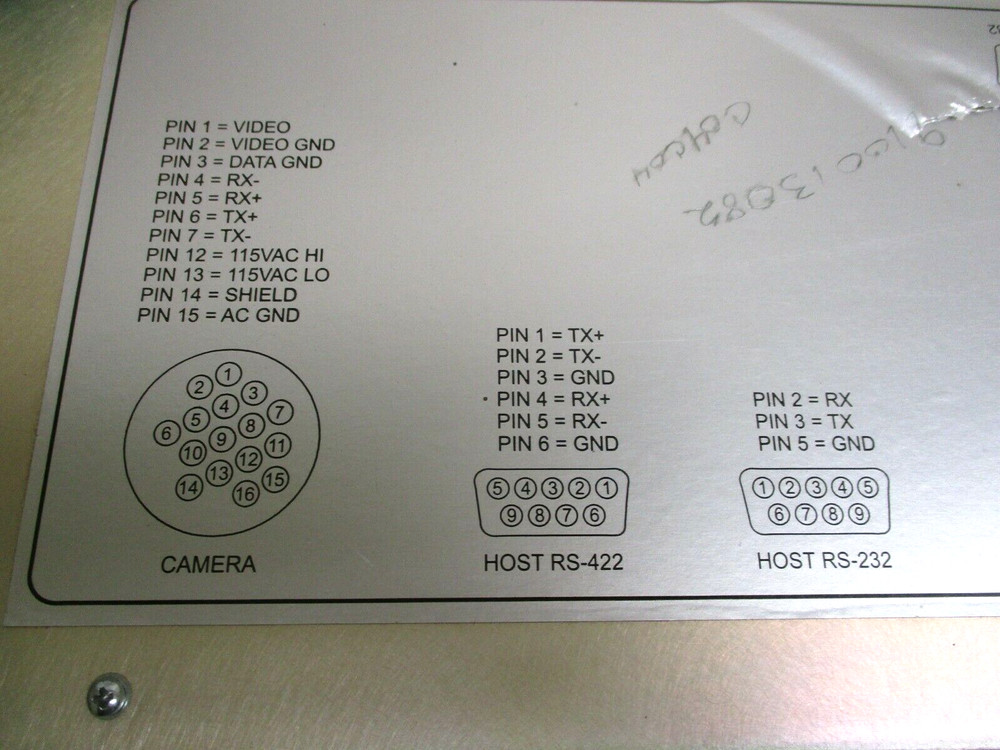 COHU, 9305-0100, AUDIO VISUAL CONTROL MODULE , USED