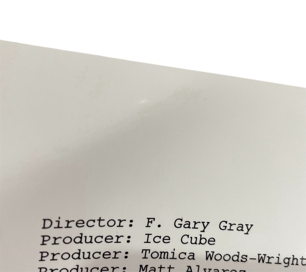 O’Shea Jackson Signed Autographed Straight Outta Compton Full Movie Script