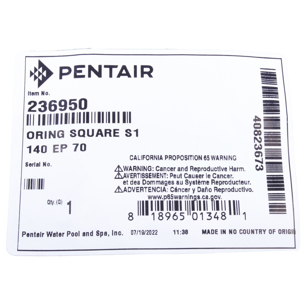 236950 A & A Manufacturing O-Ring Square S1
