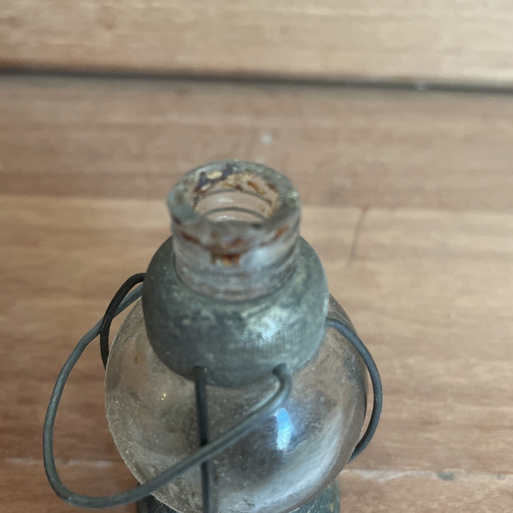 1900’s Glass Lantern Perfume Bottle. 3.5 Inch