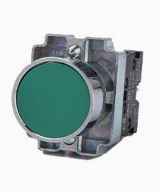 Push button switch, self-resetting, inching, roundXB2-BA51