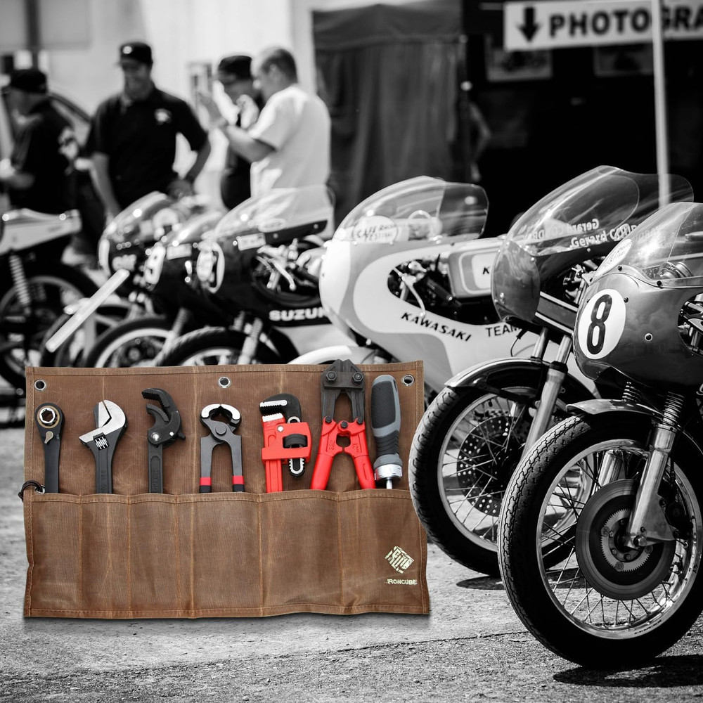 Tool Pouch, Roll-Up Storage Bag for Hand Tools & Wrenches