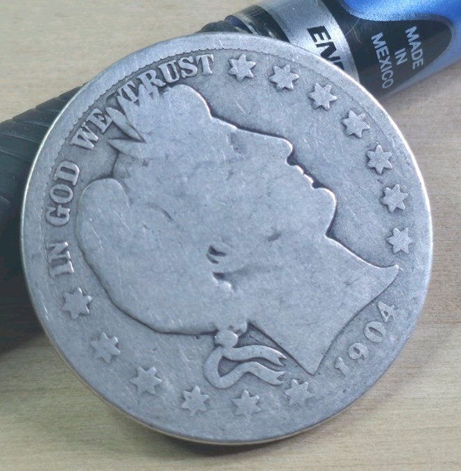 1904 S Barber Half Dollar Low Mint 550k