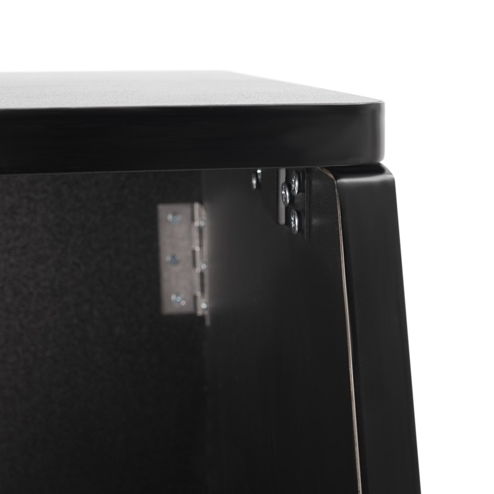 2-Tier Portable Event Bar Rectangular Foldable Bar Portable Bar Cabinet 66-110lb