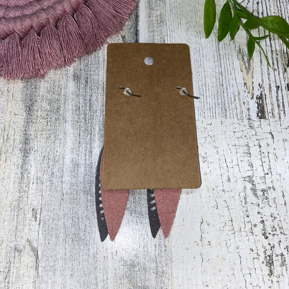 Handmade Boho Felt Dangle Earrings